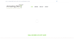 Desktop Screenshot of getamazingskincare.com